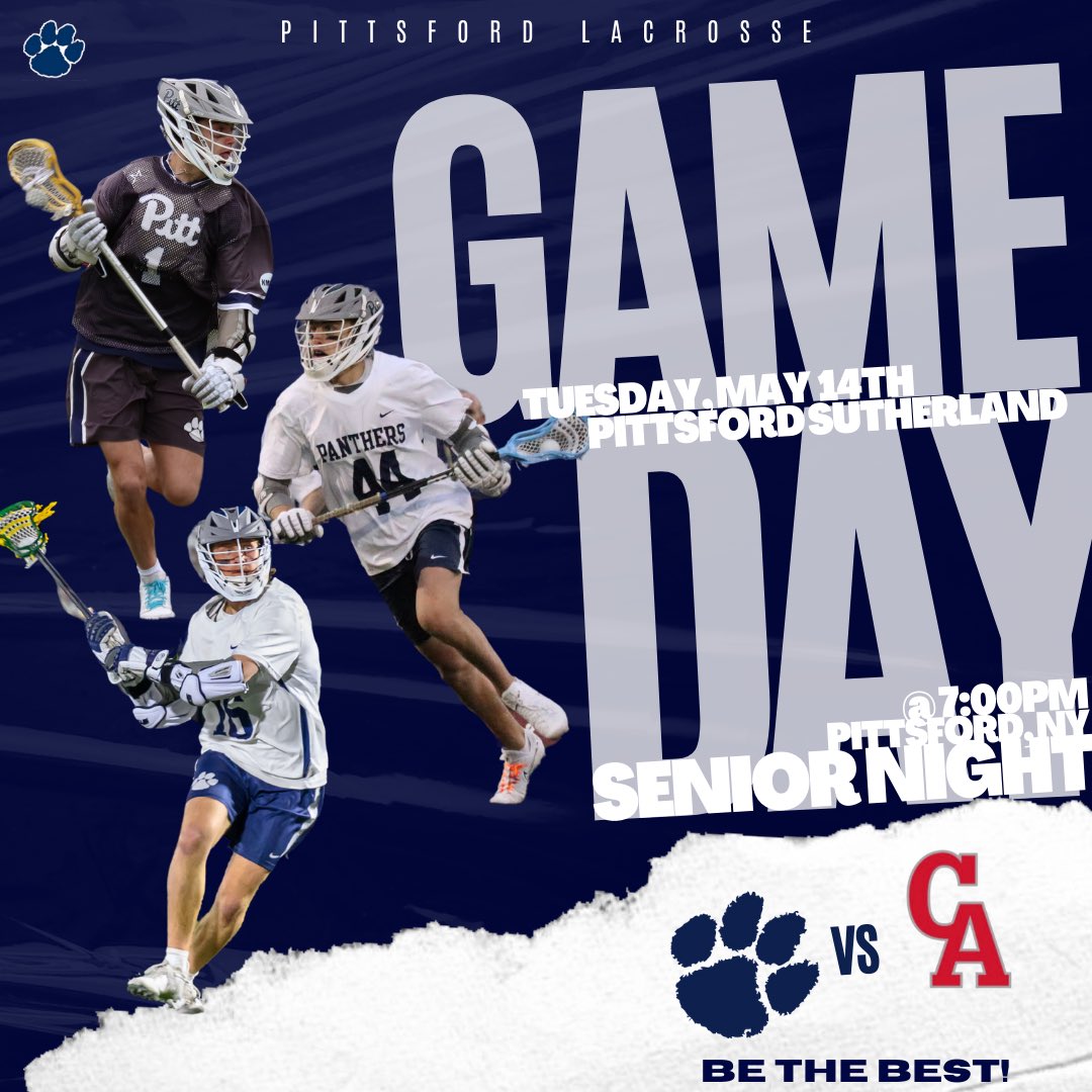 Pittsford Boys Lacrosse (@plaxboys) on Twitter photo Make sure you make your way to SHS tonight to watch the boys take on Canadaguia and honor the Pittsford Seniors!
<a href="/PCSDAthletics/">Pittsford Athletics</a>
#bethebest Make sure you make your way to SHS tonight to watch the boys take on Canadaguia and honor the Pittsford Seniors!
<a href="/PCSDAthletics/">Pittsford Athletics</a>
#bethebest