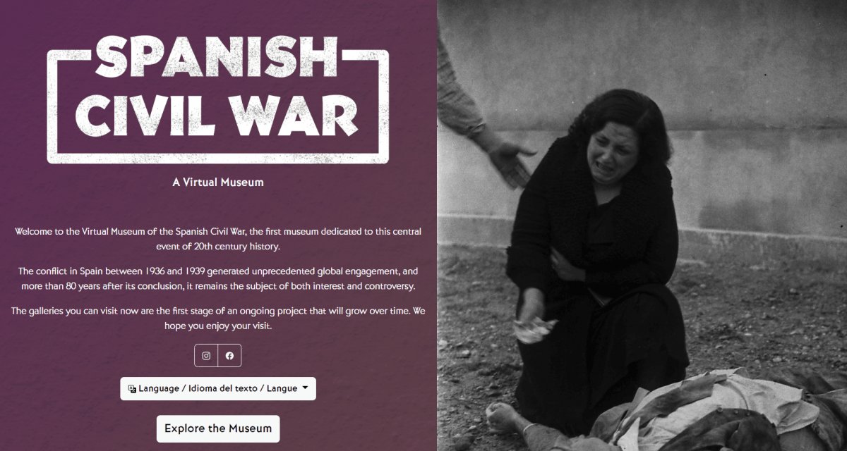 ⁉️Sabeu que a @bibrepublica col·laborem amb el Virtual Spanish Civil War Museum❓ 🧑‍💻Si en voleu saber més no us perdeu aquesta notícia on us ho expliquem tot plegat amb detall 🔛 tuit.cat/3srio