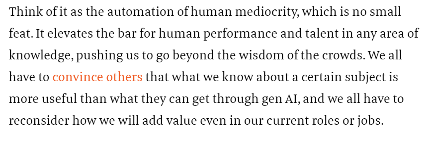 An AI platform like chatGPT or Perplexity is the intellectual equivalent of the fast-food industry. Think of it as the automation of human mediocrity. - @drtcp https://t.co/UVBZaHpm5u https://t.co/Nuc60IUxhm