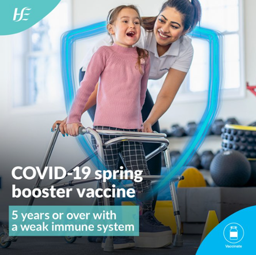 Getting vaccinated is the best way we can protect ourselves from COVID-19. If you have a weak immune system, it's time for your recommended spring booster. For more information, visit: bit.ly/3JJ6W0U #CovidVaccines