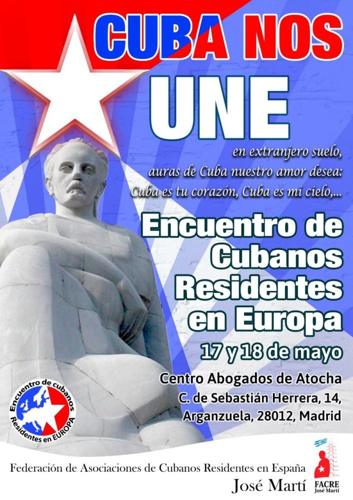 Del 17 al 18 de mayo cubanos residentes en Europa se reunirán en Madrid. Dialogarán sobre las limitaciones que persisten para establecer vínculos con #Cuba 🇨🇺, los efectos del bloqueo y las medidas coercitivas de asfixia económica. 🔗cubavsbloqueo.cu/es/node/1560 #MejorSinBloqueo