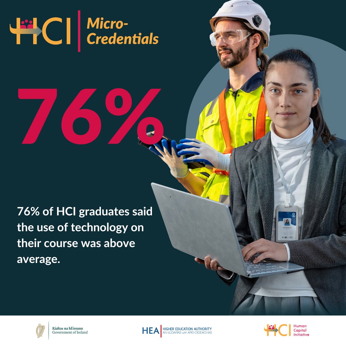 With over 650 courses across multiple industries now seeking learners as part of the Micro-Credentials Learner Fee Subsidy. You have the perfect opportunity to upskill and futureproof your career! To find out more, visit: hea.ie