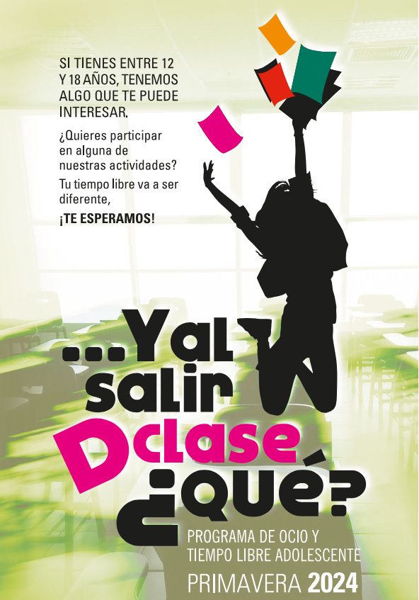 🔔 PLAZAS LIBRES 🔔

🌸 'Y al salir de clase, ¿qué? Primavera 2024'
🎉 Ocio y tiempo libre para adolescentes 12 a 18 años

➕ info PROGRAMA 👉 i.mtr.cool/fzeaufyvdy

INSCRIPCIONES 👉 i.mtr.cool/kqfxejmtxo

#actividades #ocio #tiempolibre #juventud #cultura #gijon