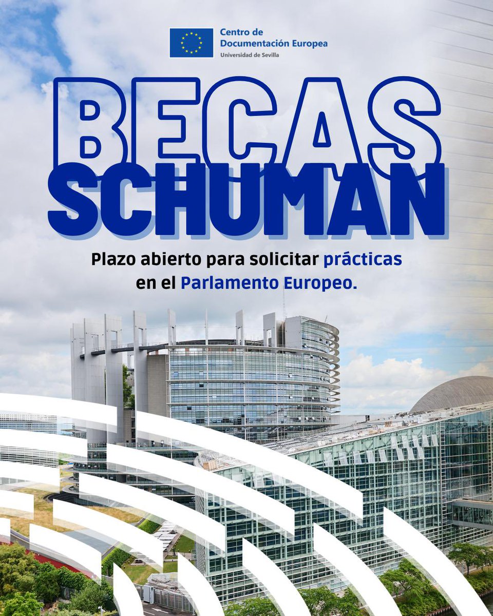 📢📷Becas Schuman para realizar Prácticas en el Parlamento Europeo. Enlace: ep-stages.gestmax.eu/search Plazo: 31/05/24 #EuropaEmpleo