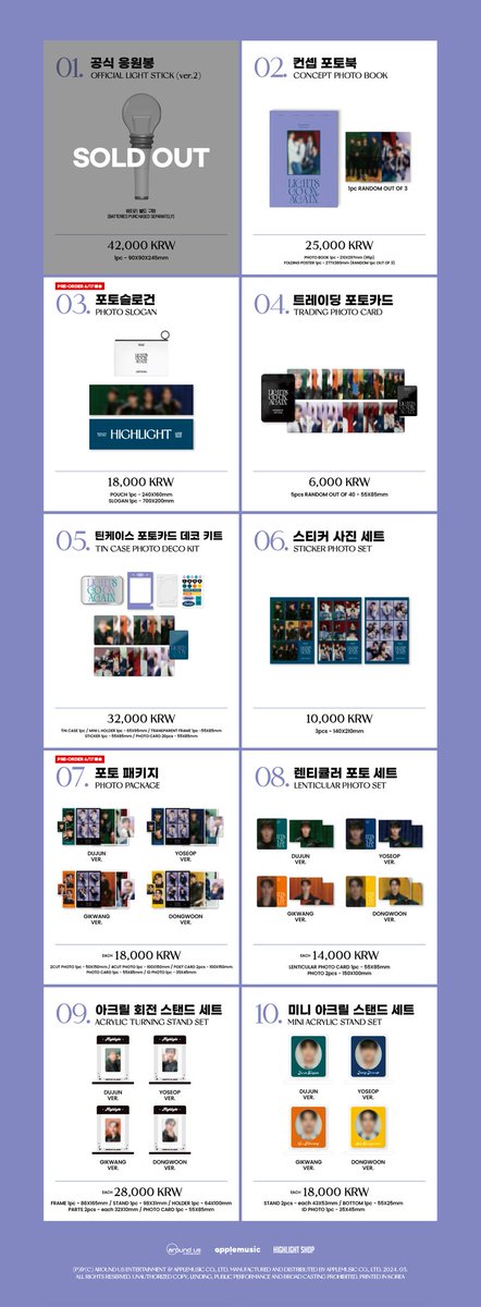 light_ell's tweet photo. MY GO

HIGHLIGHT LIVE 2024 [LIGHTS GO ON, AGAIN] OFFICIAL MD

💰Refer in the form
✔️2nd payment needed 
📌 RM10/WM, RM17/EM
📅 20/5 11:59pm

Order here :-
https://t.co/56gUhkEoZU

#하이라이트 #HIGHLIGHT
#LIGHTS_GO_ON_AGAIN
#비스트 #BEAST
#하이라이트X비스트 https://t.co/RzRGuWfL4w