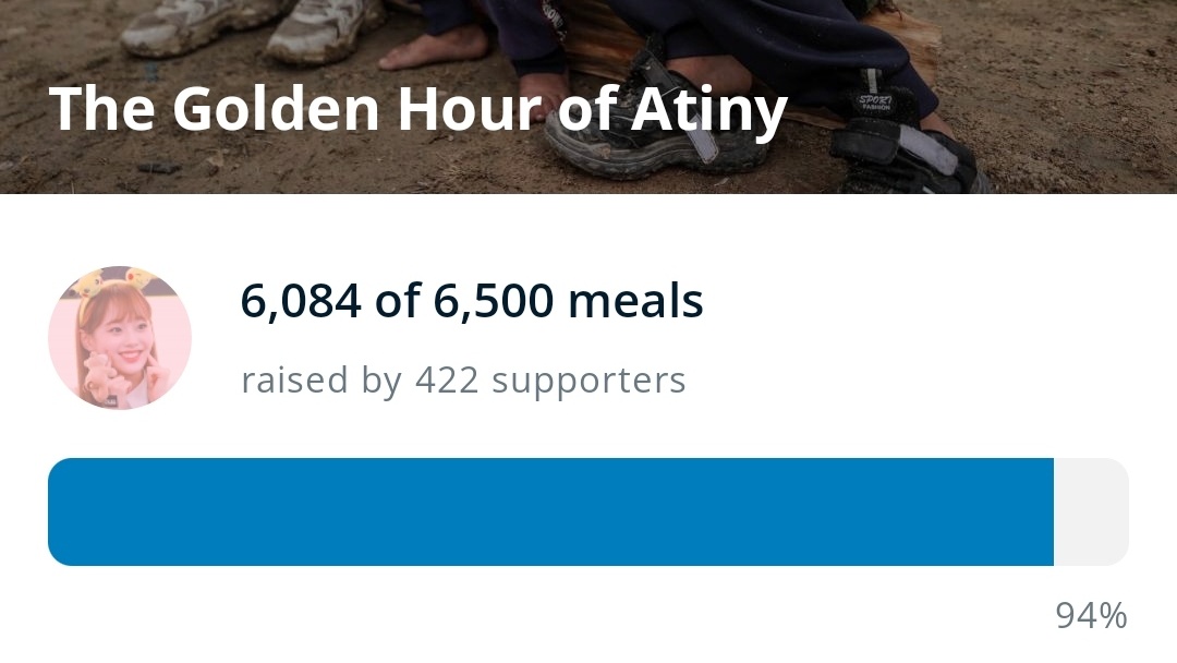 ⚠️MAJOR UPDATE⚠️ We have surpassed over 6000 meals, making it almost 17x the original goal! This is equivalent to over 4000€ worth of donations! It's amazing to see atiny celebrating ATEEZ like this! 🇵🇸❤️⏳ #ATINY #ATEEZ #PALESTINE @ATEEZofficial