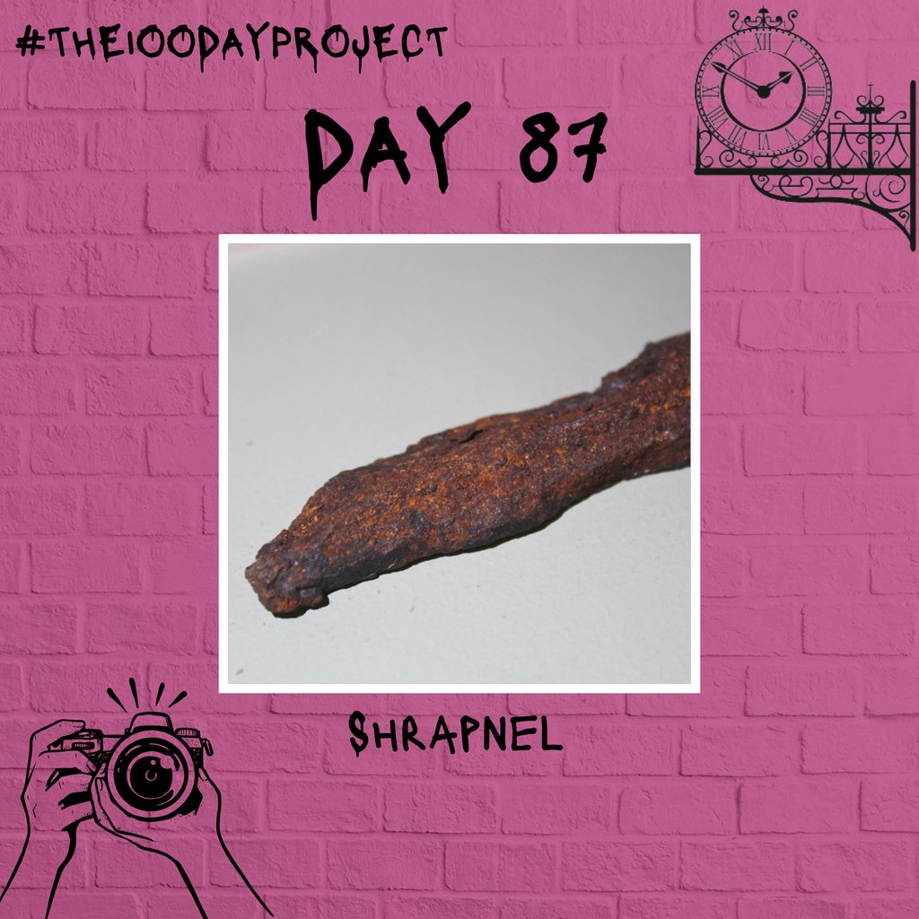 #Day87 of #The100DayProject2024 - Shrapnel

Head to our Facebook or Instagram for the full post
#100daysatthemuseum #artinmuseums #richmond #richmonduponthames #getinspired #becreative #artist #photography #collage #newperpectives #colours #textures #lookclosely