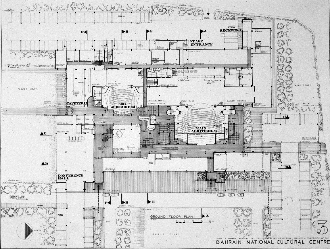 The unbuilt Bahrain National Cultural Centre, designed by Paul Rudolph in 1976. paulrudolph.institute⁠ ⠀⁠ #architecture #paulrudolphinst #archimasters #buildingstyles_gf #archihunter #archidaily #archi_unlimited #archdaily #pocket_architecture #architecture_view