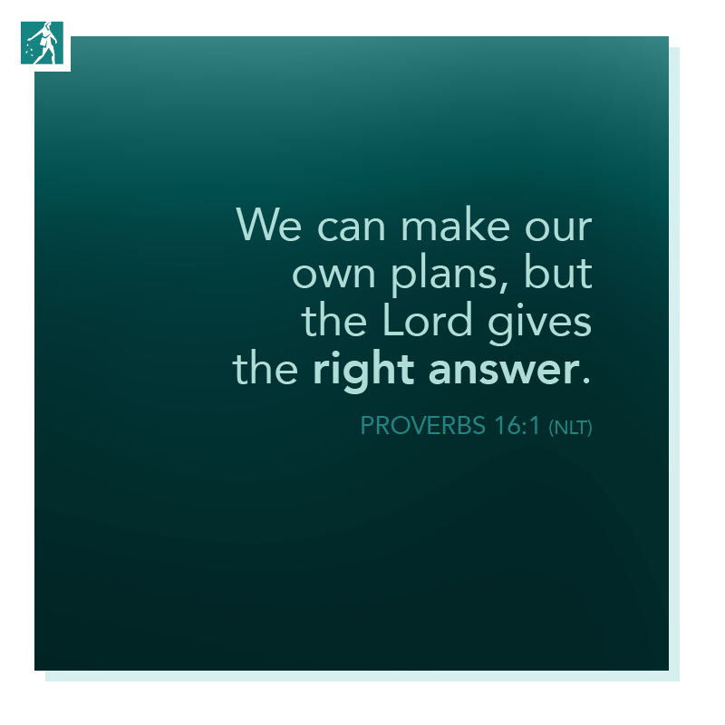 “We can make our own plans, but the Lord gives the right answer.” PROVERBS 16:1 (NLT) #bibleversedaily #bibleverses #bibleverseoftheday #versesfromthebible #biblestudy_verses #bibledailyverse #dailybiblereading #mydailybibleverse
