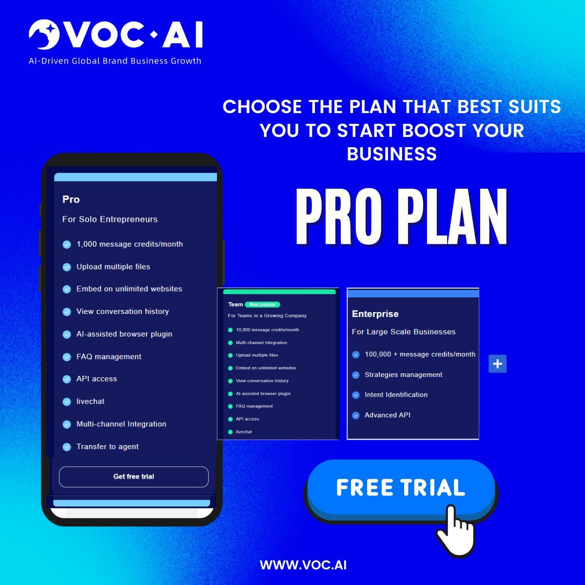 Our Digital Marketing Plan is tailored to boost your business 🚀 💯 You can choose the best plan depends on your long-term goals. 📈 If you need customization of the quotation, you could book a demo with our consultant: 👉 buff.ly/4beyjMp #Vocai #amazon #proplan