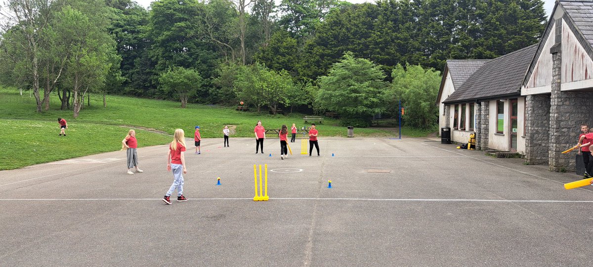 🏏 HOWZAAAAAATTTTTT🏏 Compete day @BroHyddgen in Machynlleth as we test out all our cricket skills. Hands up who wants to take part in the @DynamosCricket sessions after half term with @Dolgellaucc @SportPowys