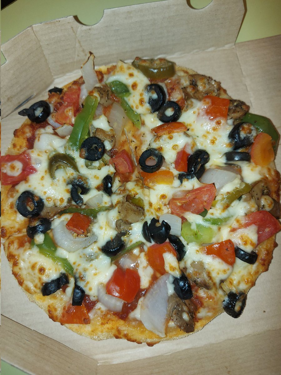 @dominos
Today I ordered a pizza from Dominos, the taste and quality of which was bad.
corn totally missing in pizza topping.
Tomotos not fresh Test like sour .. and too much tomotos in pizza topping
Not extra cheese according to product details  in manu .

I want refund .