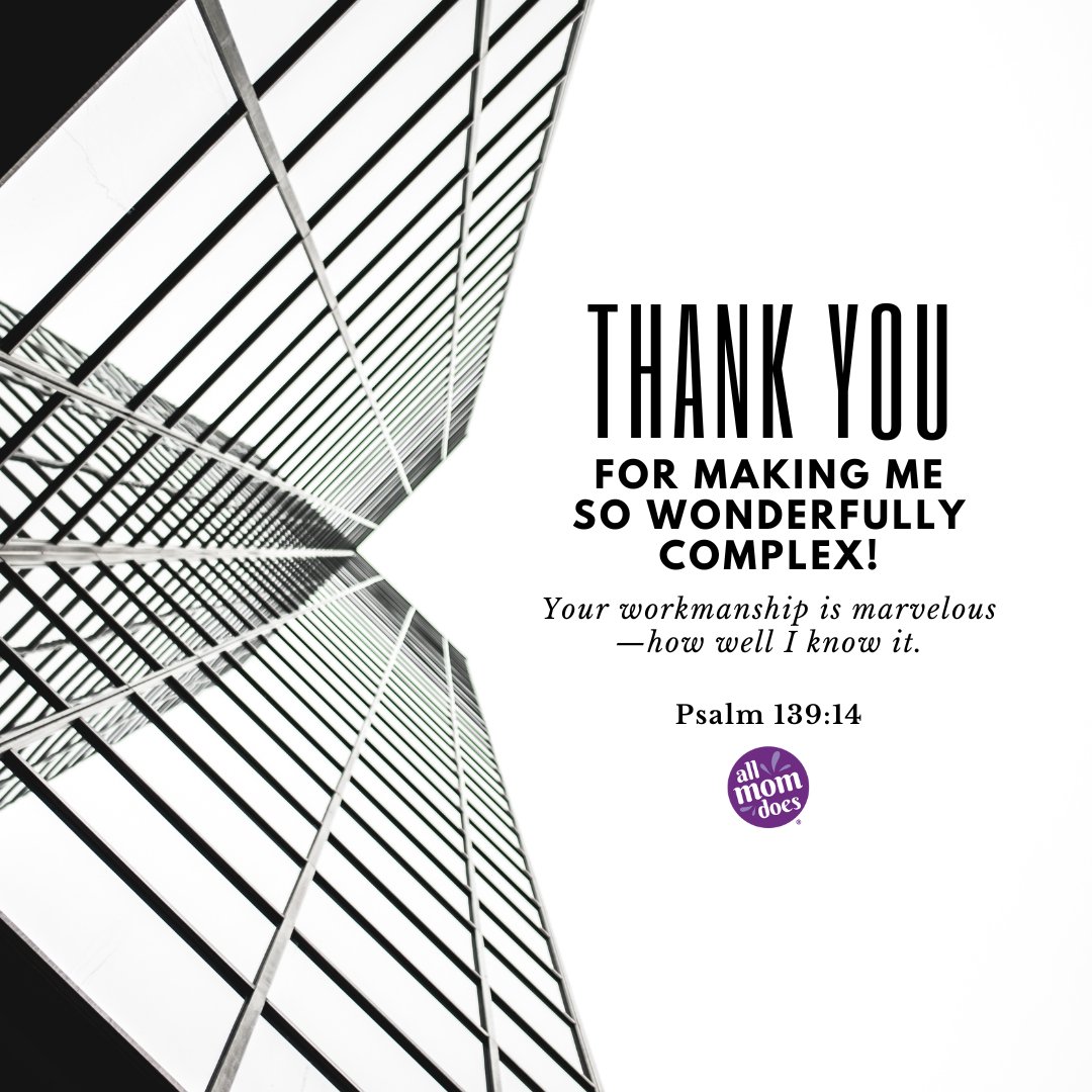 Psalm 139:14 - Thank you for making me so wonderfully complex! Your workmanship is marvelous—how well I know it.
.
.
#verse #dailyverse #hope #bibleverse #bible #biblequotes