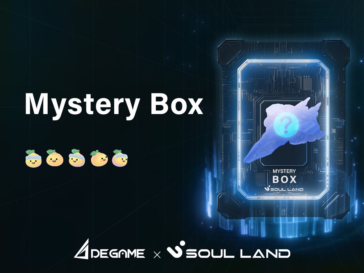 🌟 Exciting news! 🚀 Degame and @soulland_en are hosting a special #Giveaway event! 🎉 Join us for a chance to win a mystery box which can get NFT to be used to earn in games🎮💡 Don't miss this epic opportunity to learn and connect💰🔥 👉degame.com/en/community/1… #Gamefi