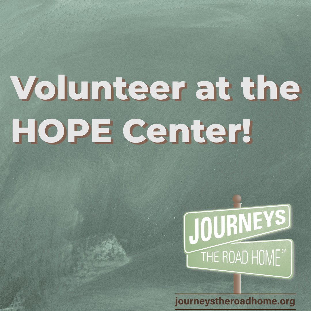 Our sign up for HOPE Center volunteers this week is looking a bit empty! If you've been trained, help us serve the community by signing up to volunteer at our day center! #JOURNEYSLivesHere