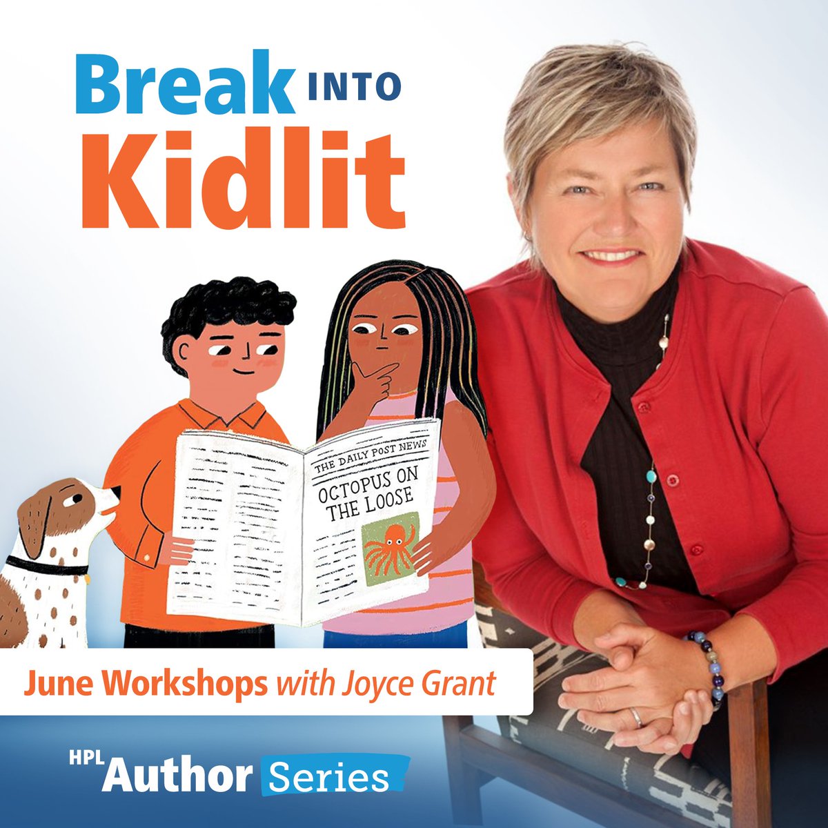 Writing a children's book? Learn how to break into #KidLit! Award-winning author <a href="/JGCanada/">Joyce Grant</a> will go over advice in crafting your next children's story.
Register: 
June 7: Westdale Branch
June 11: Stoney Creek Branch
June 12: Valley Park Branch
June 13: Locke Branch