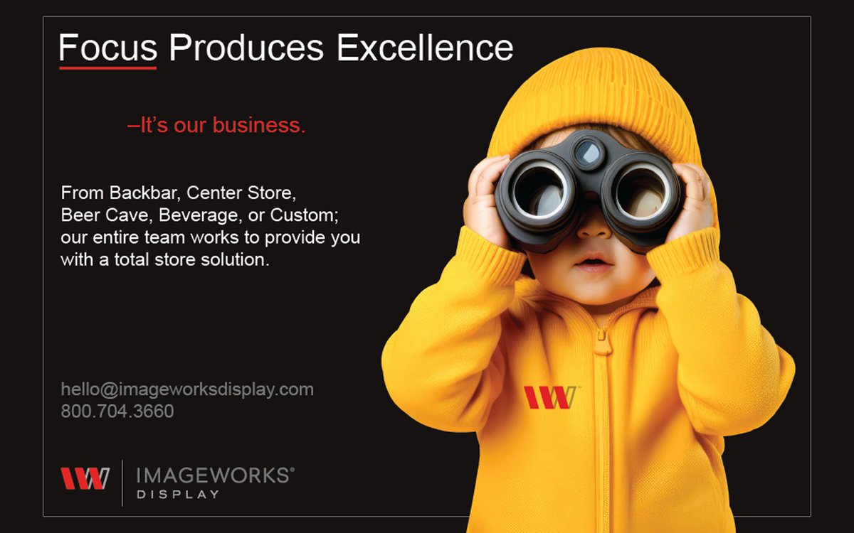 Excellence starts with the ability to focus. That’s why developing C-store fixtures is not just a hobby of ours. It’s something that we take very seriously. –It’s our business.

Imageworksdisplay.com