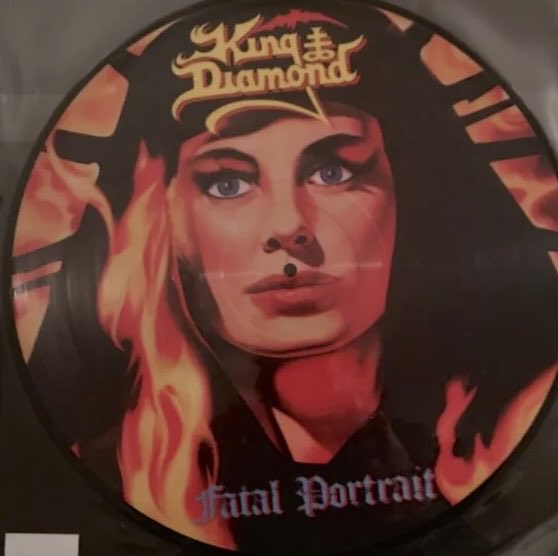 I’m doing my #albumadayin2024 thing - playing my #records back to back. Next: King Diamond, Fatal Portrait. His first solo record; good but mostly serves an intro to the awesomeness about to happen. #vinyl #80smusic #HardRock #NowPlaying #vinylcollector 
#RockSolidAlbumADay2024
