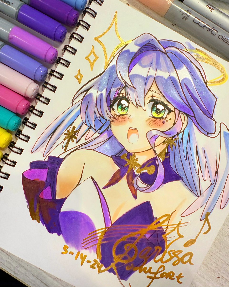 I want to post something other than cosplay today so I doodled Robin~ Her in-game songs are fireeeeee🔥

Now who else should I draw next? 🤔
#larissarochefort #art #drawing #copicmarkers #copic #honkaistarrail #robin #gaming #hoyoverse #hoyocreators