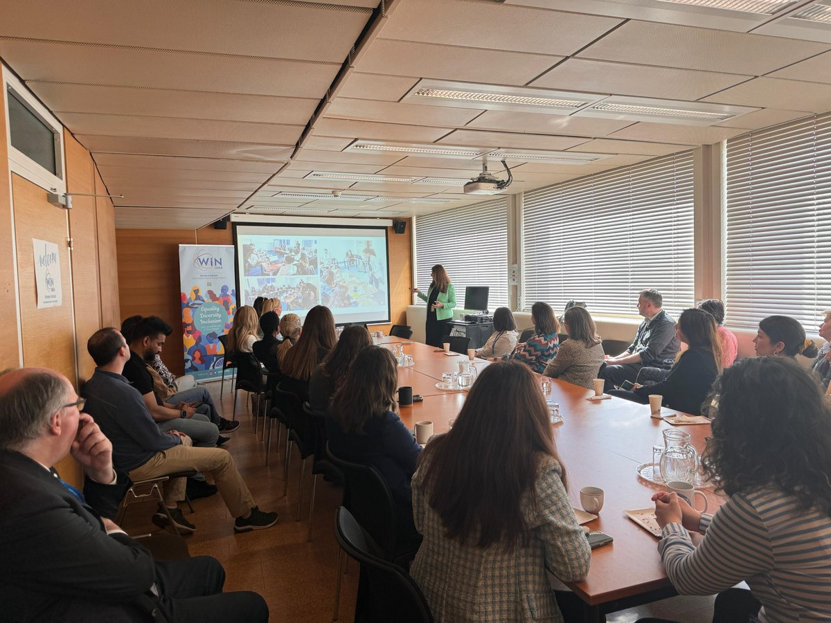 We hosted a breakfast with Ms Rola Ghneim Khreis- First woman to serve as Director of the Information Technology Division and Chief Information Officer @iaeaorg . Her advice to all of us was: 'Never stop learning and never let anyone stop you from achieving your dreams!'🩷🩵🩶