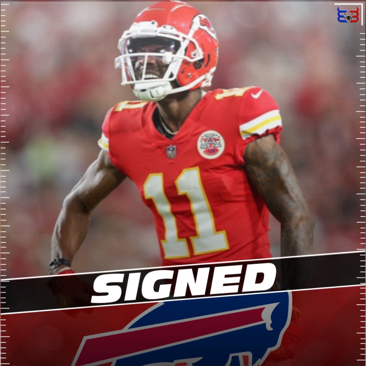 Free agent WR Marquez Valdes-Scantling is signing with the #Bills per sources. #BillsMafia