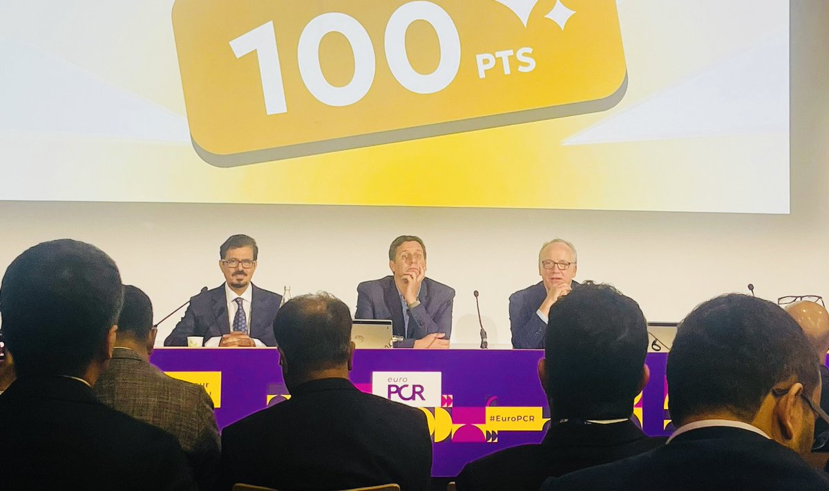 ❇️left Main Bifurcation session today at EuroPCR ❇️Excellent cases from 8 countries جلسه علميه اخرى اليوم في باريس قدمت فيها ٨ حالات من دول مختلفة لعلام الشريان التاجي الأساسي @PCRonline @mmamas1973 @HeartStructural @Hragy #EURO2024