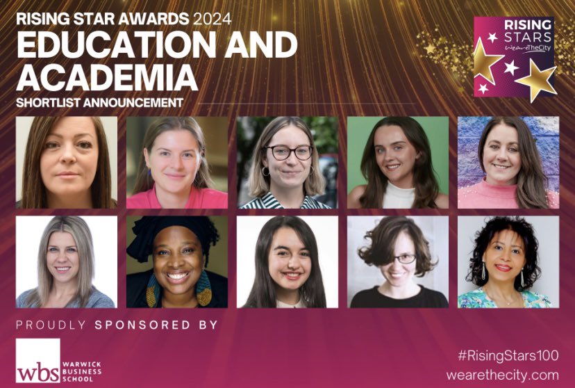 'I am truly, honoured, to be shortlisted amongst some pheromonal people in  education and academia, for @WeAreTheCity Rising Star Award and entering:  

Their #public #vote! You can also vote for me here #RisingStars100 bit.ly/3UBHEH7.'
@DandA_inclusion