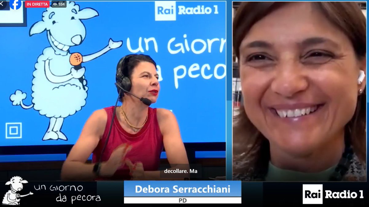 Dopo la pausa torna a trovarci la deputata @pdnetwork Debora @serracchiani!