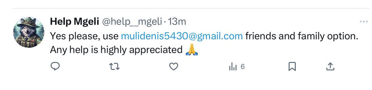Please report this scammer 🤬. We are @help_mgeli with one underscore. Scammer is using @ help__mgeli with 2 underscores. We will never request that anyone send funds anywhere other than directly to Georgian Legion aside from compensating our volunteers for shipping 🙏