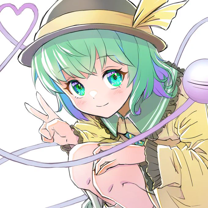 ٩(。˃ ᵕ ˂ )وイェーィ#5月14日はこいしの日 #東方Project 