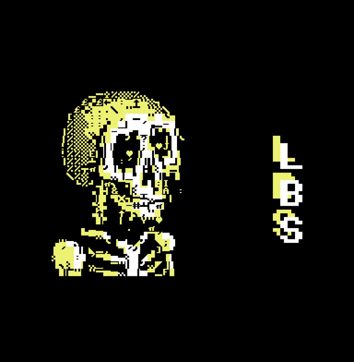 Melt

#ascii #asciiart #art #bbs #c64 #commodore64 #computer #computerart #demoscene #digital #digitalart #petscii #petsciiart #retro #retroart #text #textart #textmode #textpunk #8bit #8bitart #skeleton #skull #melting #melt