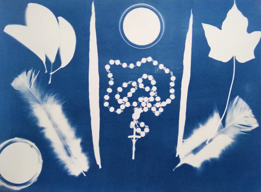 Frances Baidoo, 'Untitled', cyanotype on paper, 2024

Working with Belinda Guidi and Alison Newman, Renal Dialysis, Glasgow Royal Infirmary.

#artinhospital #artandhealthcare #art #nhs #nhsgcc #glasgowlife #cyanotype #creativescotland #glasgowlife