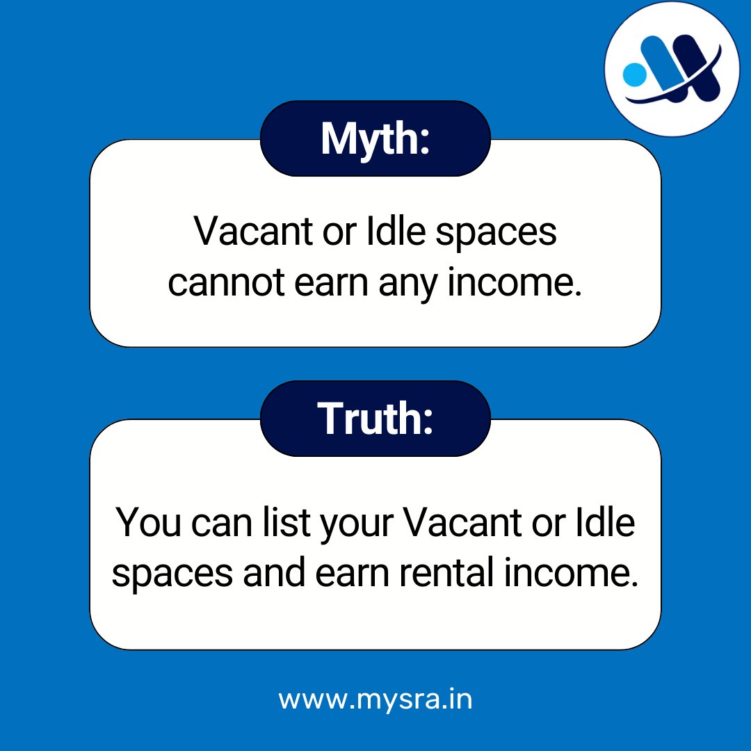 MyrsaTech's tweet photo. Myth Vs Fact
Myth: Vacant or Idle spaces cannot earn any income.
Fact: You can list your Vacant or Idle spaces, earn rental income.

To know more visit our website 👉https://t.co/KcwExXnNP3

#eventspace #myrsaverse #rentalplatform #listyourspaces #listyourspace #listyourproperty https://t.co/jtnYP19Ef7