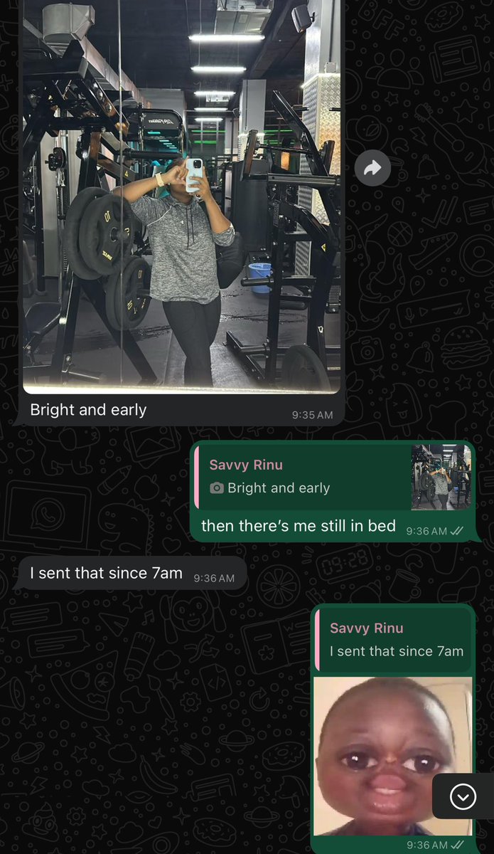 Cap! Rinu sends me snaps from the gym!

If we are friends you are either already into fitness or i’ll drag you into it 🫠