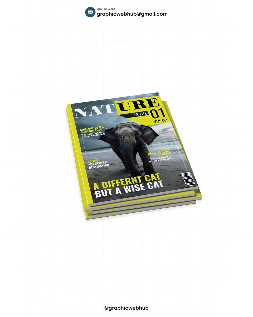 graphicwebhub's tweet photo. Captivating Magazine Cover Design | Freelancer
#graphicwebhub #graphic #MagazineCoverDesign #GraphicDesign #PublicationDesign #VisualCommunication #CreativeDesign #MagazineArt #designinspiration #swastikavision https://t.co/baEhzLLcUh