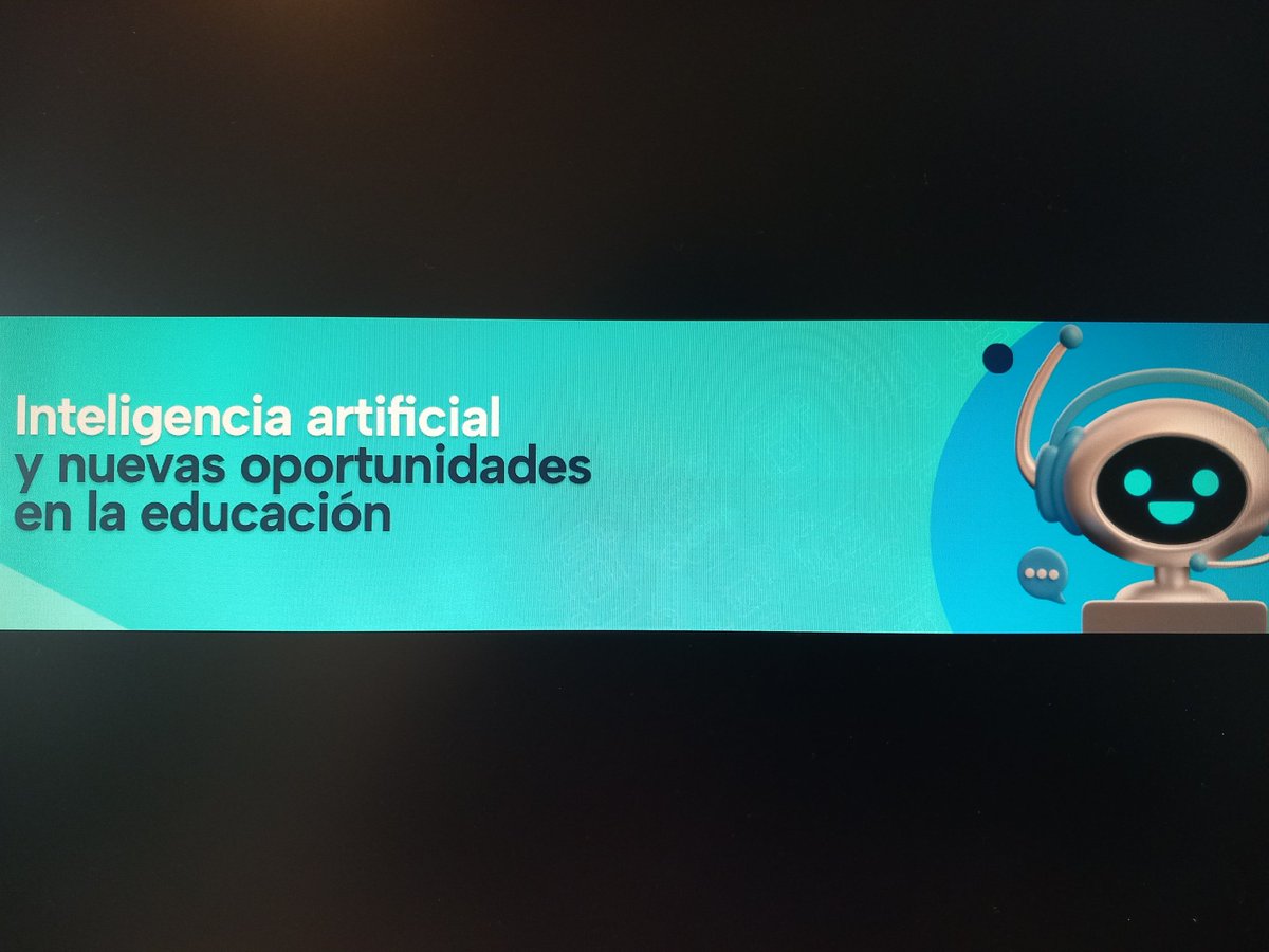 margalidacv's tweet image. Hoy empiezo formación de @FadJuventud @bbva #educacionconectada sobre Inteligencia artificial y educación. La IA ya se ha filtrado en las aulas, es clave actualizar competencias informacionales para sacarle partido de forma ética. 
Si te atreves a enseñar, nunca dejes de aprender