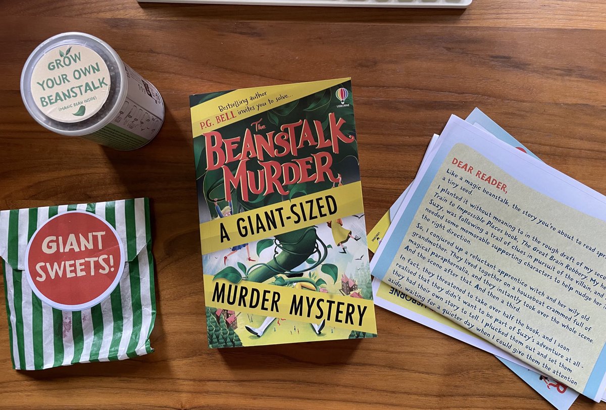 Fantastic book post from @Usborne I’ve really been looking forward to this one from @petergbell 😁 I’m growing the beans, eating the sweets and reading the book. You can tell from page 1 you’re in good hands. Just know I’m going to love Anwen. Thank you!