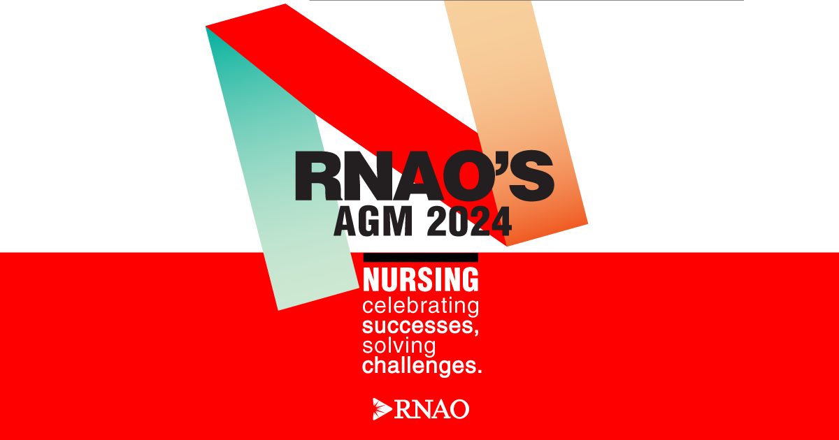 #NursingWeek just went by but nurses at RNAO are continuing to celebrate the profession. Join us in the celebrations, in person at RNAO’s 99th Annual General Meeting (#RNAOAGM) from June 20 – 22, 2024. Register now to reserve your spot: RNAO.ca/AGM