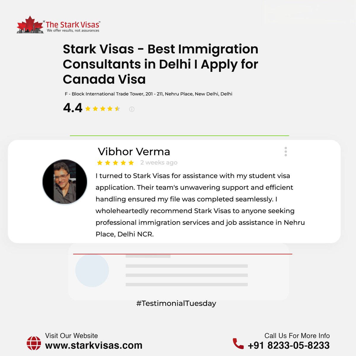 Congratulations Mr. Vibhor Verma!!🥳

We wish you a happy and safe journey🛬

May you have a bright career ahead🏵

#StudyVisaApproval #studyvisa #studentvisa #visaexperts #happycustomer #clientreview #clienttestimonial #clientfeedback #starkvisas #thestarkvisas