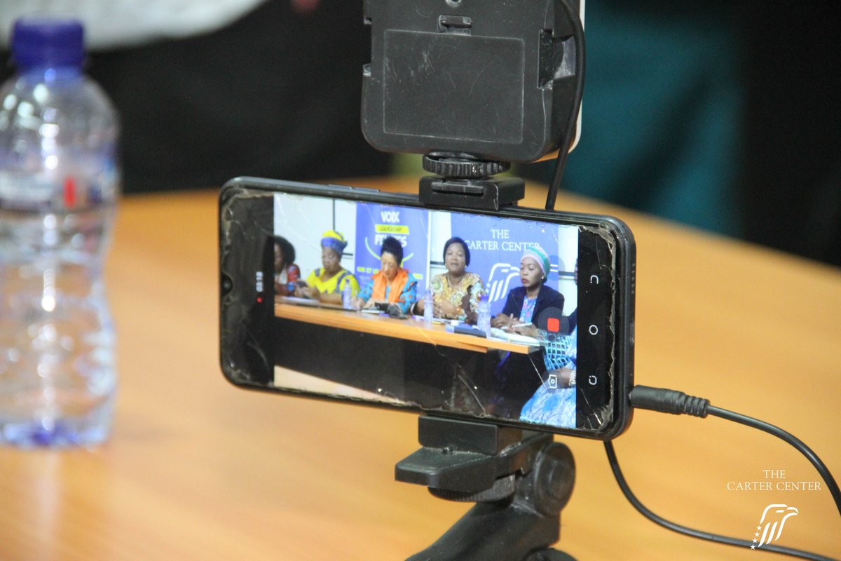 🔴#HappeningNow Conférence de Presse I Groupe de Plaidoyer @VlfCongo : Deux femmes politiques ont partagé leur expérience sur les défis rencontrés par les femmes candidates lors des élections de 2023. Un appel a été lancé pour une forte participation des femmes. @DevCanada