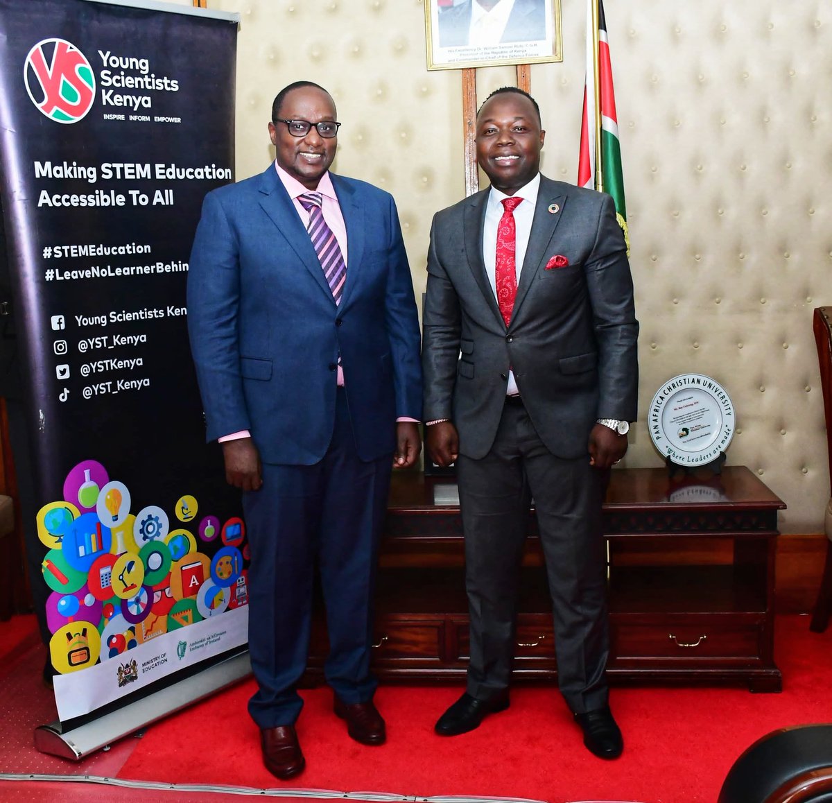 @YSTKenya team paid a courtesy visit to @SDY_Ke office today, meeting The Secretary @rochieng Discussions around the need to embedd a culture of innovation in our students emerged & an avenue to collaborate on matters innovation, entrepreneurship & mentorship through the office