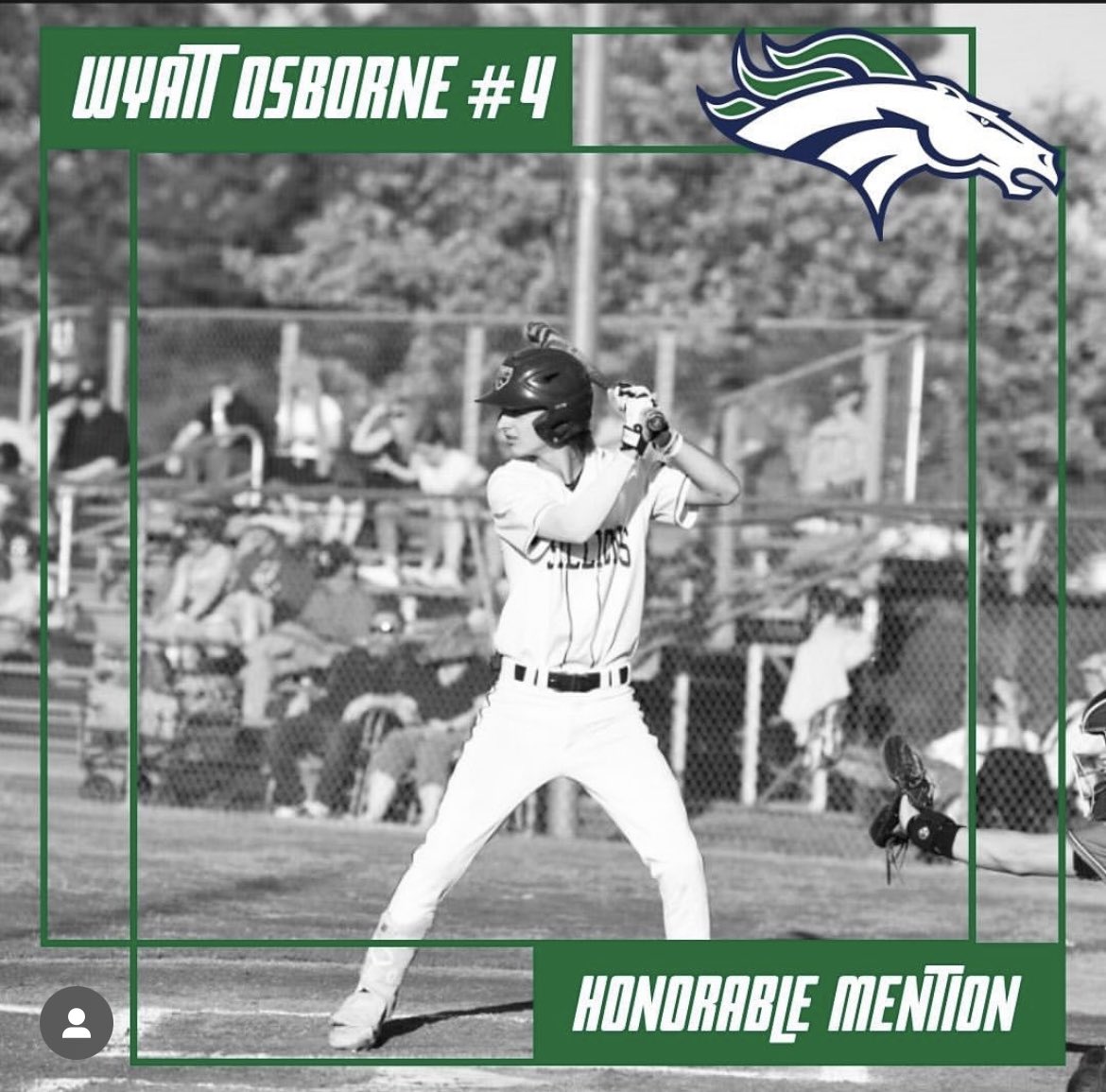 After a great season i was awarded with all district honorable mention! I finished hitting .300 with a .463 OBP 15 hits, 17 rbis and collected 8 sb.