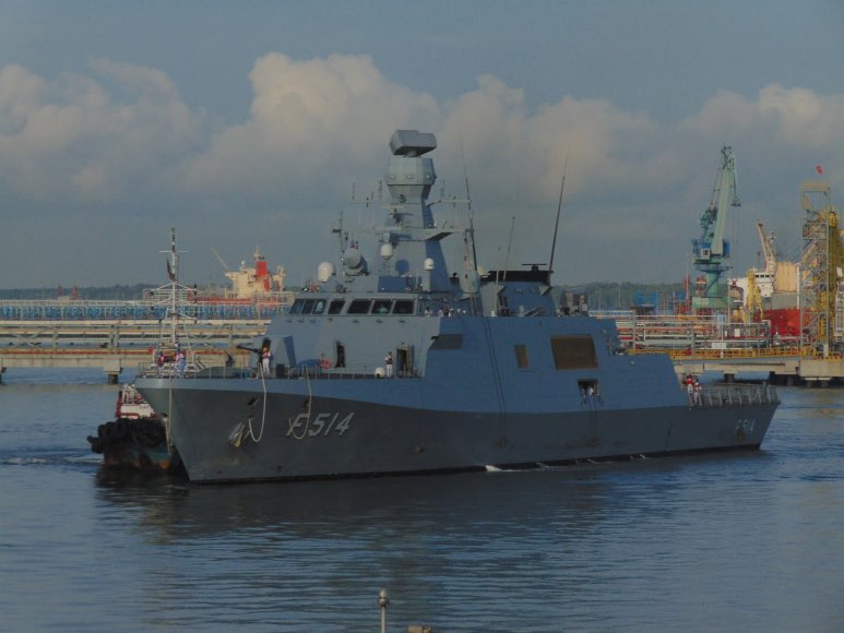 WarshipCam's tweet photo. Turkish Navy Ada-class ASW corvette TCG Kınalıada (F-514) arriving in Port Klang, Malaysia - May 14, 2024 #tcgKınalıada #f514 

SRC: TW-@DzirhanDefence https://t.co/NEeiAgEFqX