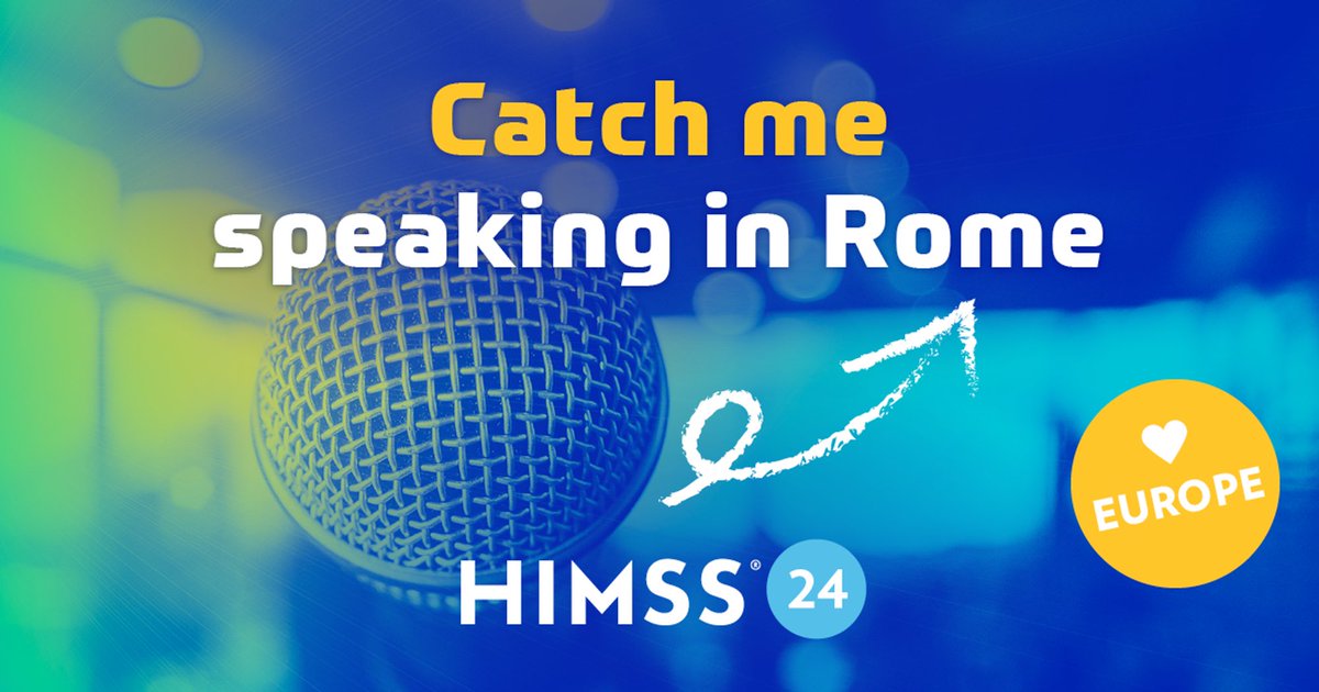 The Nirvana Fallacy: challenging healthcare’s culture against innovating. Looking forward to #HIMSS24Europe on 29-31 May and connecting with colleagues in Rome, talking on the panel Reversing Conventional Wisdom - Is Digital Maturity Necessary for AI?

DM me to catch up!