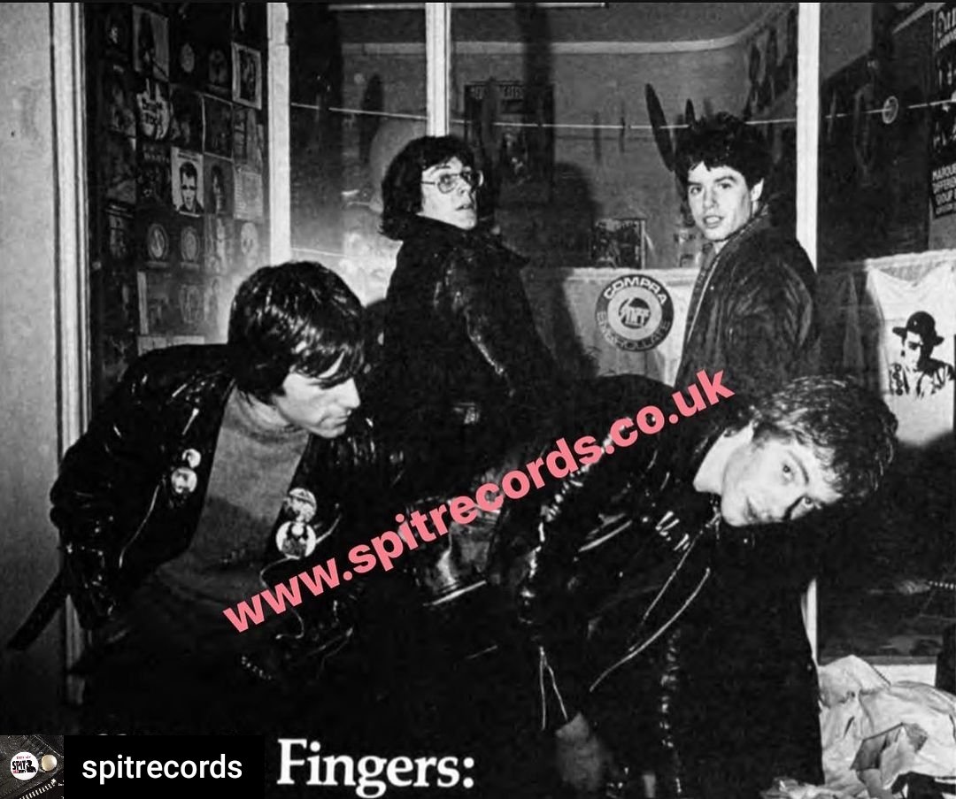 Reposted from @spitrecords The classic line up. #stifflittlefingers #belfastpunk #spitrecords