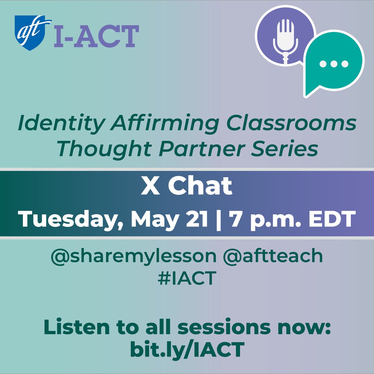 Allies and change-makers unite! Gear up to join the X chat & start creating identity-affirming spaces. Can't wait to see you there! Strengthening partnerships. Taking Action. Our mission awaits 👉 sharemylesson.com/blog/identity-… #IACT @mdboone_edu @AFTunion @LisaDickin28792 @MarlaUcelli