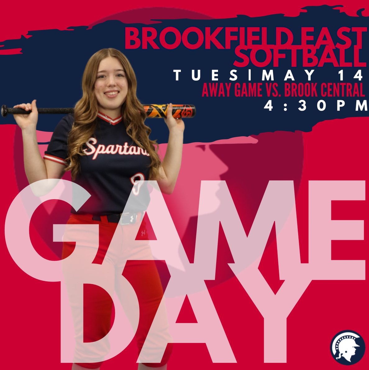 Battling for Brookfield for the second time today @ 4:30pm. Bundle up and come support us over at the BC diamond. Let’s do this!!