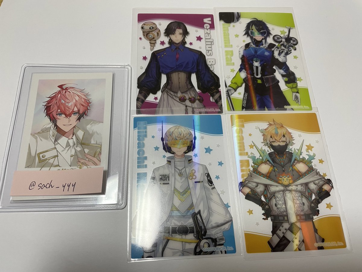 にじさんじ ヒーロースナック クリアカード 交換

【譲】💡(R)、🐝🤣(R)、🌩🦒(R)、🧻(N)

【求】同種🍱🦖

郵送希望
気軽にお声かけください🙇🏻‍♀️