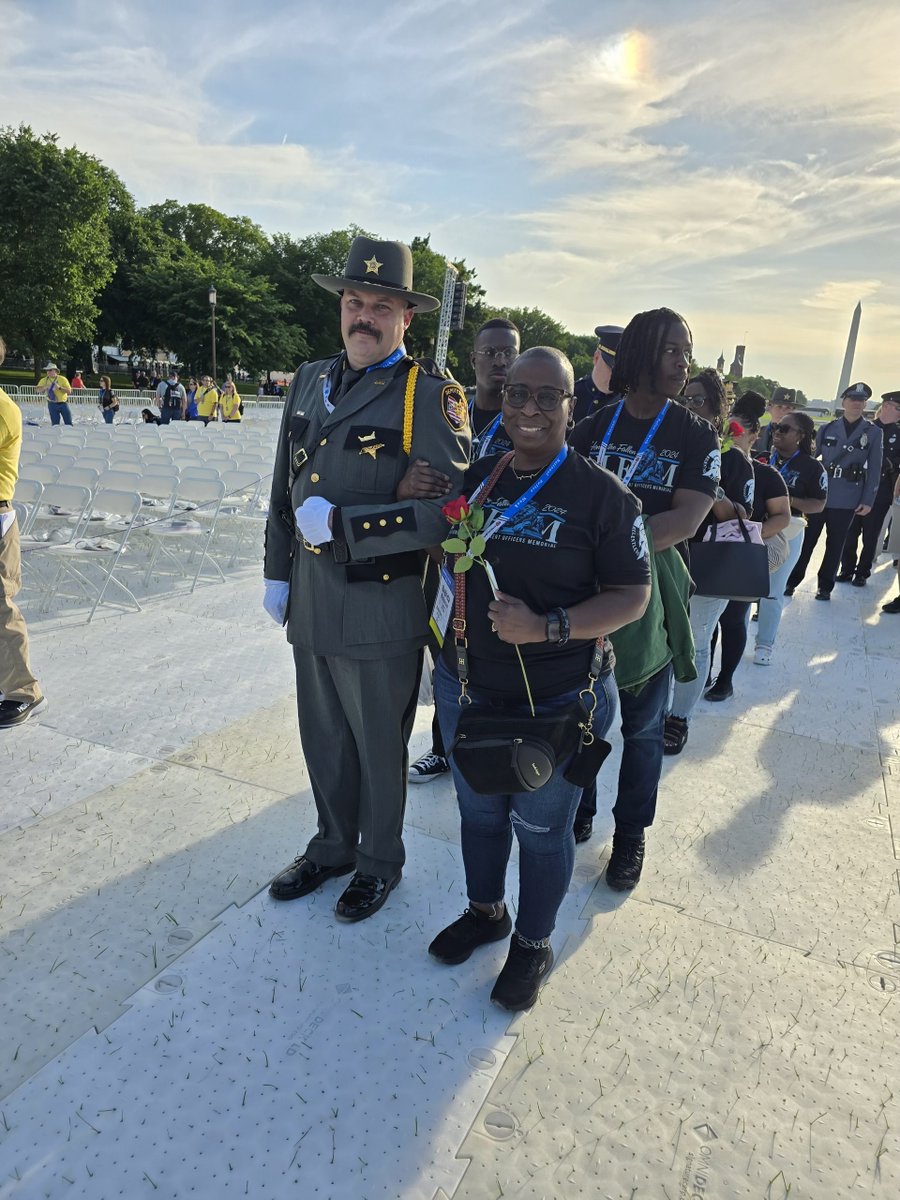 Names of Officers killed in the line of duty are engraved on the walls of the National Law Enforcement Officers Memorial and read aloud during a vigil. Two Franklin County Sheriff's Deputies were added to that wall; Deputy Terrance Bateman and Deputy Billy Ihrig.