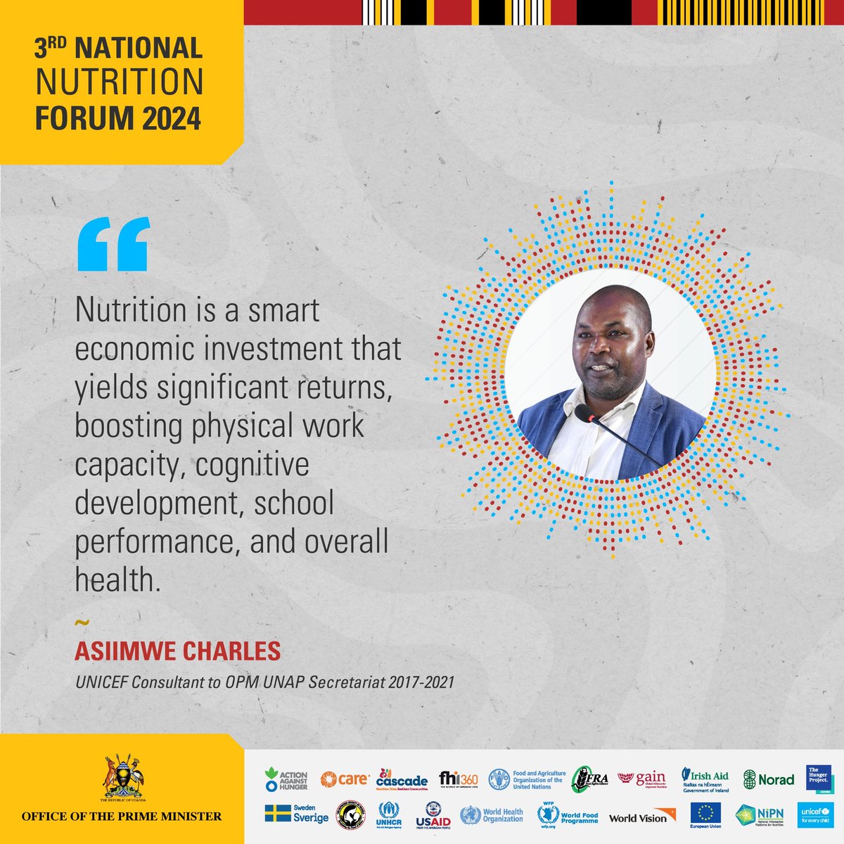 Good nutrition is the bedrock of child survival and development. #NationalNutritionForum2024